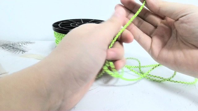 Corda Per Tenda Campeggio 50 Metri - Nylon Riflettente, Verde Fluorescente, Per Picchetti E Tende - Foto 5