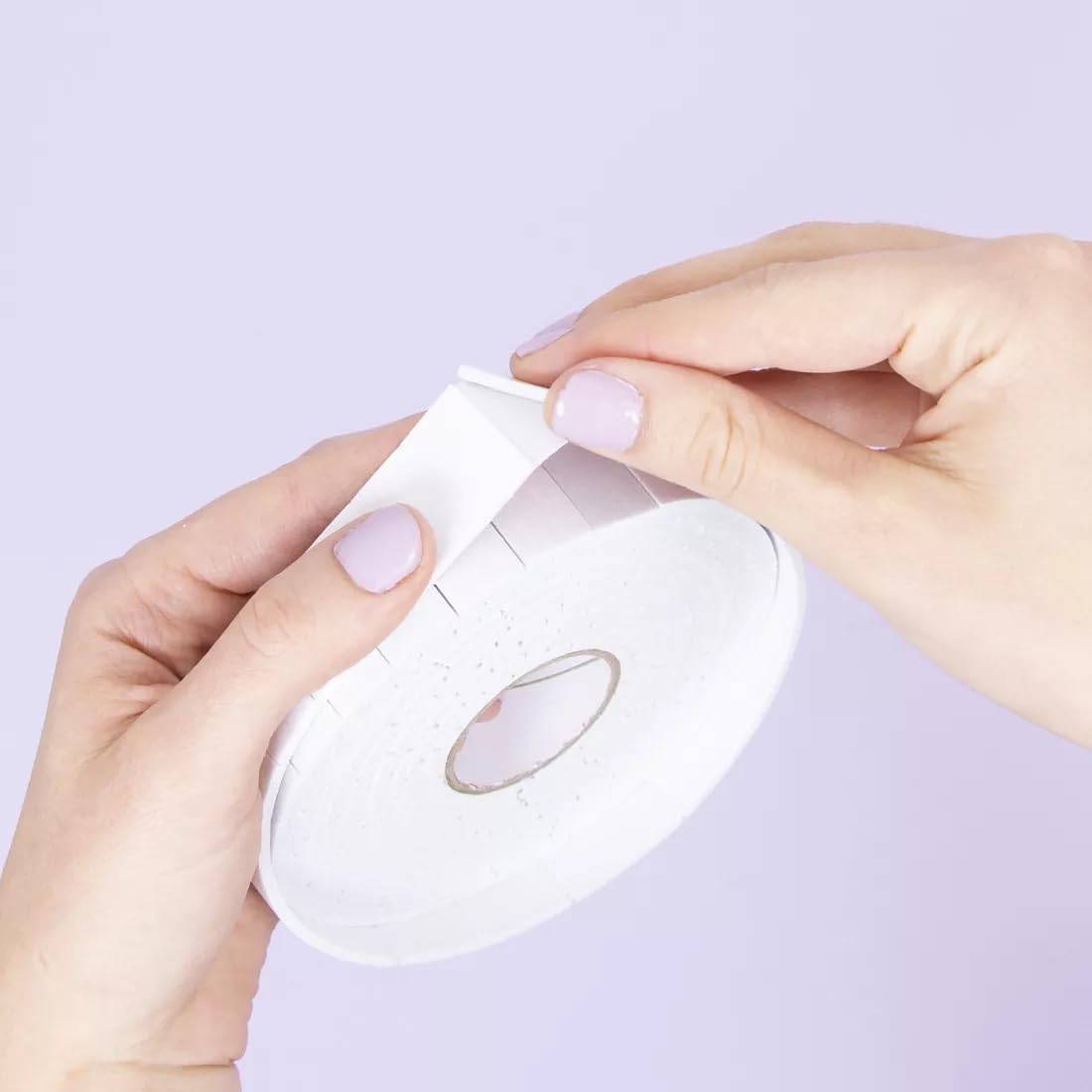 Kit Adesivi In Schiuma Double Face - 1600 Quadrati, 160 Strisce, Nastro 18mm X 2m, Bianco - Foto 9