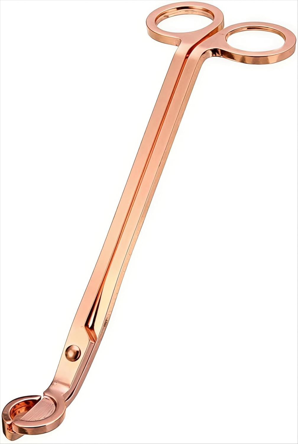 Wick Cutter for Candle Making Metal Long Wick Trimmer for Smooth Clean Cuts Candles Tool and Accessories Rose Gold-image-4