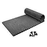 UZAMIRLEX Gummibodenmatte mit Löchern, Luftbeschneidungsbrett mit Schrauben, Kunststoff-Topfloch-Netzpolster, Entwässerungsprogramm for den Innen- und Außenbereich(80x100cm/31x39in)