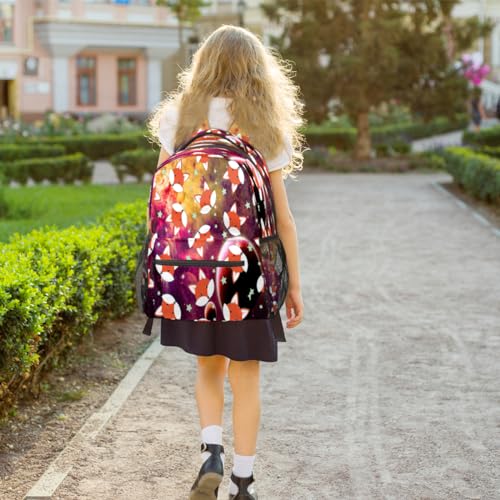 Sac à dos Funny Fox grand format pour ordinateur voyage et école - 6