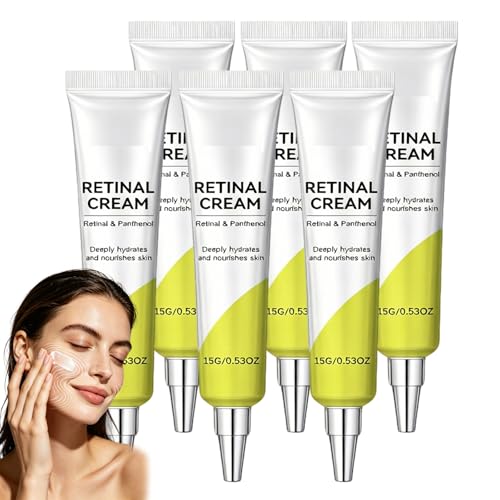 La crema hidratante con retinol hidrata intensamente y nutre la piel, suero retinol para la cara, reafirmante Reti/nol Shot Booster, relleno de arrugas profundas para un alisado instantáneo. (6