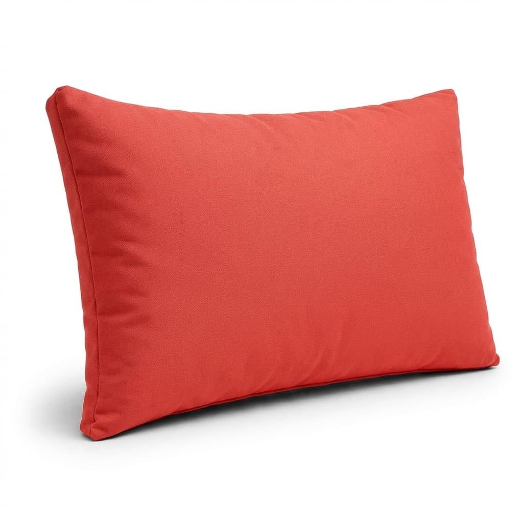 AMANSTYLE LTD Rattan Garden Furniture Cushions – Outdoor Replacement Cushion Pads for Patio Sofa, Conservatory & Garden Seating, Water Resistant Covers (Red, Back Cushion 56cm x 45cm)