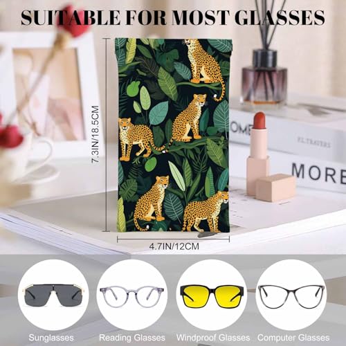 Image of Dragonfly Glasses Case Lightweight Glasses Cases PU Sunglass Organizer Eyeglasses Case Glasses Cases For Men Women