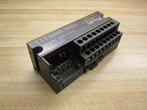 MITSUBISHI AJ65SBTB1-16DT DIN Rail Mount, Transistor Output Type, PROGRAMMABLE Controller, 8 INPUTS/OUTPUTS, 24 VDC, Screw Type Terminal, PLC CC-Link Compact Module