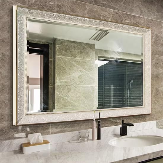 60x80cm Rectangle Wall Mirror Vanity Mounted Mirrors for Bathroom