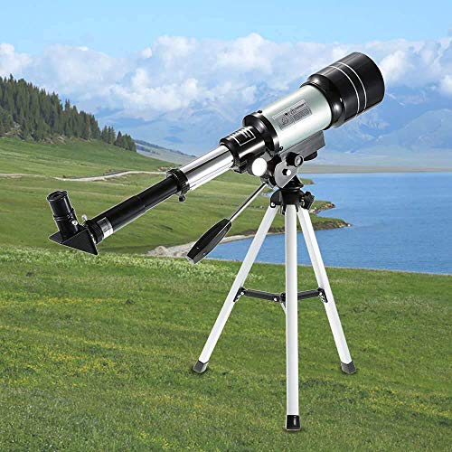 Telescopio astronómico refractor 150X con trípode portátil ajustable miniatura 2