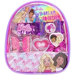 Mochila Maletin Barbie Barbie - Townley Girl Backpack Cosmetic Gift Bag Set incluye accesorios para el cabello y mochila de PVC impresa para niñas, a partir de 3 años, perfecta para fiestas de pijamas y cambios de imagen
