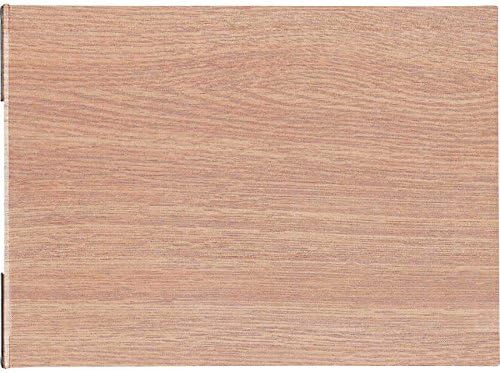 LS13ABW Menu Book Vinyl Paper, for Japanese and Western Use, Menu Clip Type, Wood Grain, B5 Compatible, Horizontal, 4 Page Specifications, W 10.9 x H 8.1 x D 0.6 inches (278 x 205 x 15 mm)