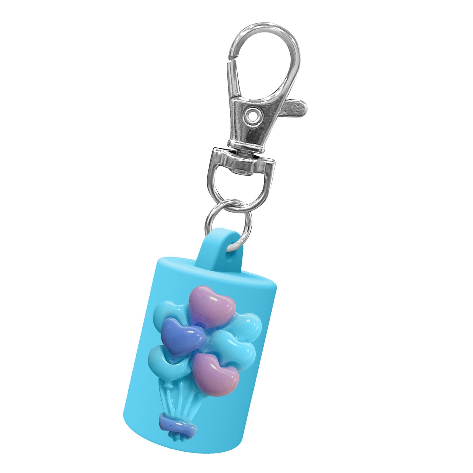 Bwuikim Travel Friendly Lip Balm Keychain with Secure Clip on Feature Ideal for Commuting or Adventures Commuting Essential Lip Balm Keyring