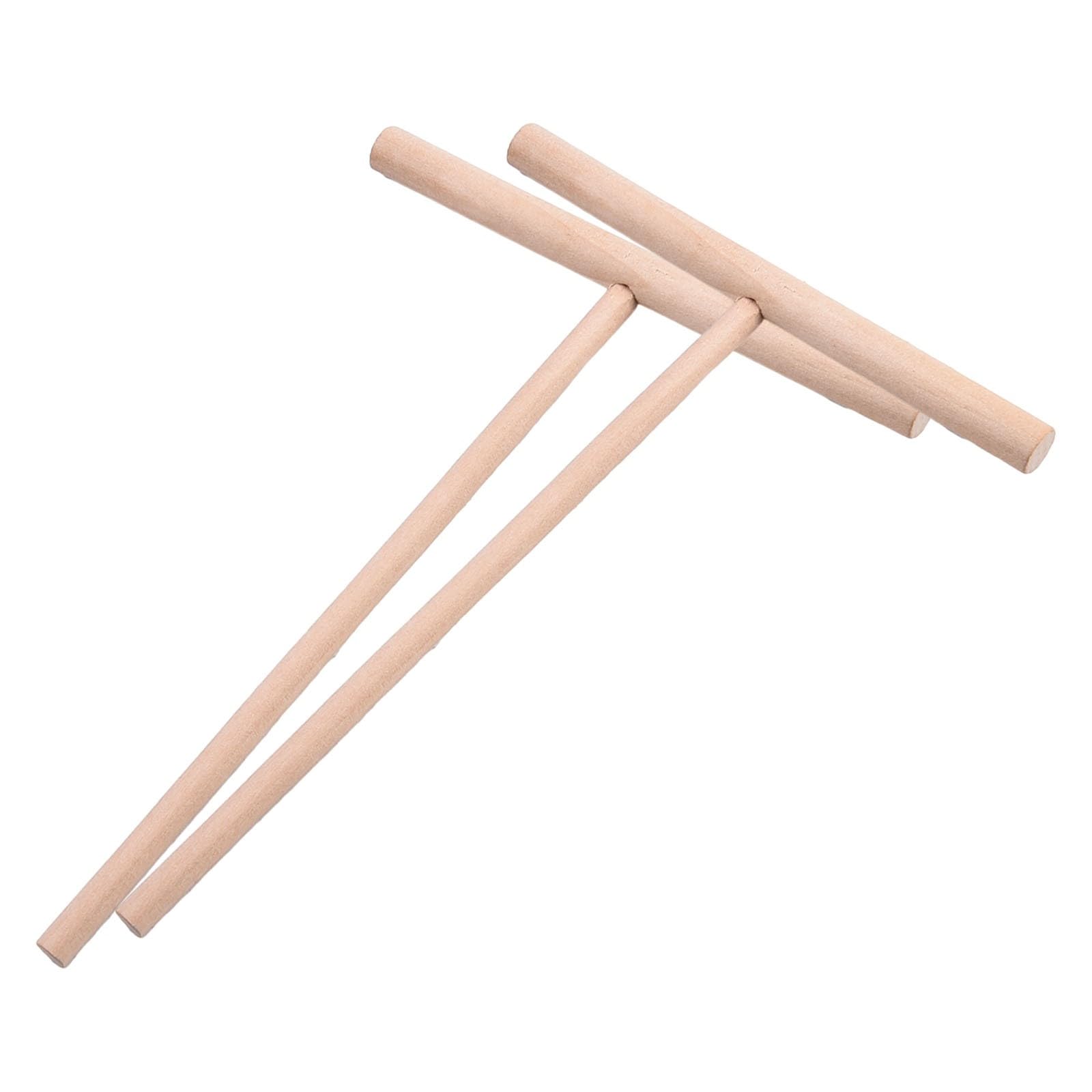 2Pcs Wooden Crepe Maker Pancake Batter Spreader Stick Kitchen Cooking Utensils Tools for Restaurant Canteen Specially Supplies Practical Treatment Crepe Makers Specialty Appliances Spreader Tool