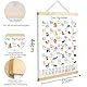 ABC Poster für Kinder 31x44 cm, Alphabet Zahlen Poster für Kinder Lernposter Kinder Einschulung Geschenk, Wanddeko für Kinderzimmer, Kindergarten, Vorschule, Grundschule