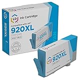 LD Remanufactured Ink Cartridge Replacement for HP 920XL CD972AN High Yield (Cyan)