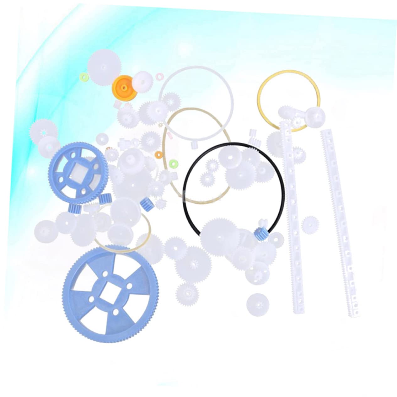 Abaodam Plastic Gear Package Parts Kit 80pcs Gear Assortment Set for Car Models