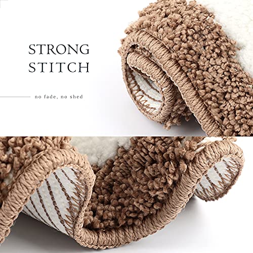 Niedlicher Badteppich Badematte für Badezimmer Rutschhemmender Weicher Badteppich für Duschen Niedlich Plüsch Mikrofaser… – Bild 5