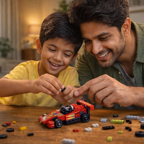 Image of Crimson Hero | F1 Pull Back | STEM Learning: Learn About Potential Energy | Educational Toy for Kids 7+