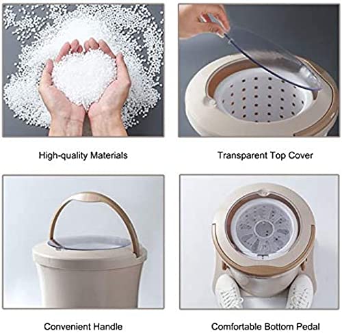 Secador Giratório Compacto Portátil Para Roupas Manual, Mini Máquina De Secar Roupa Manual Não Elétr