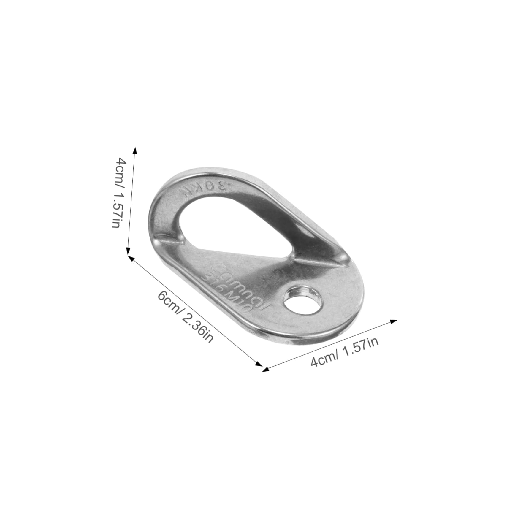 GAROZATION Multi-use Climbing Anchor Stainless Steel Expansion Nail Hanger Rock Climbing Gear Easy Attachment