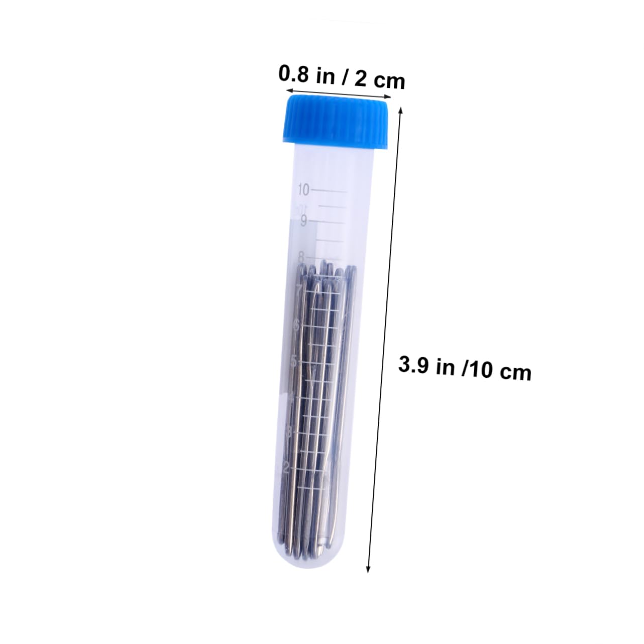 LALAFINA 20pcs 6cm Large Eye Stitching Needles for Easy Yarn Thread for Knitting and Cross Stitching Projects