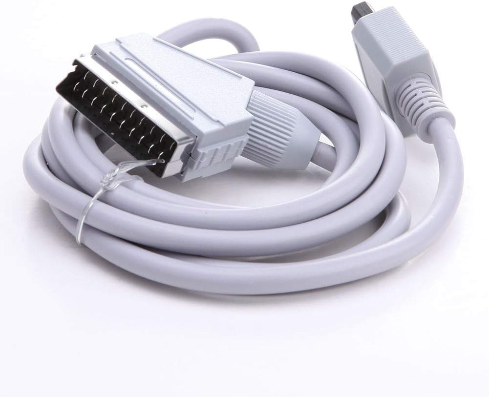 Real RGB Scart Video HD HDTV AV Cord Cable RGB SCART Lead for Console Video Game