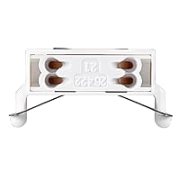 Vista 6 de uxcell 2 unids T8 soporte de luz fluorescente G13 base no derivada lámpara lápida enchufe AC 500 V 2A para tubo fluorescente LED