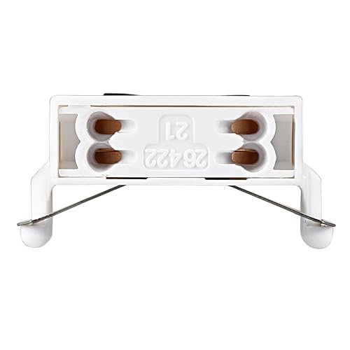 Miniatura 6 de uxcell 2 unids T8 soporte de luz fluorescente G13 base no derivada lámpara lápida enchufe AC 500 V 2A para tubo fluorescente LED