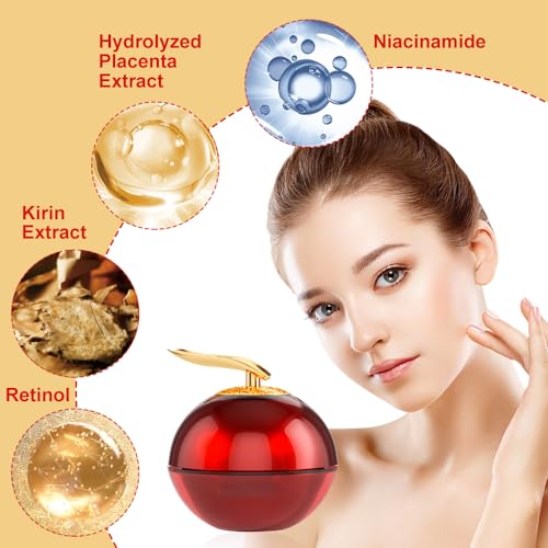 Horuili® Crema Al Retinolo Placenta Sangue Di Drago, Crema Viso Sangue Di Drago, Balsamo Sangue Di Drago, Idrata E Illumina L'incarnato, Migliorando La Pelle Secca E Ruvida - 2