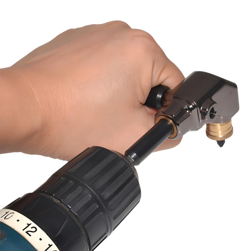 Right Angle Drill Attachment, Metal Body 90 Degree Drill Adapter — Amazon image 5
