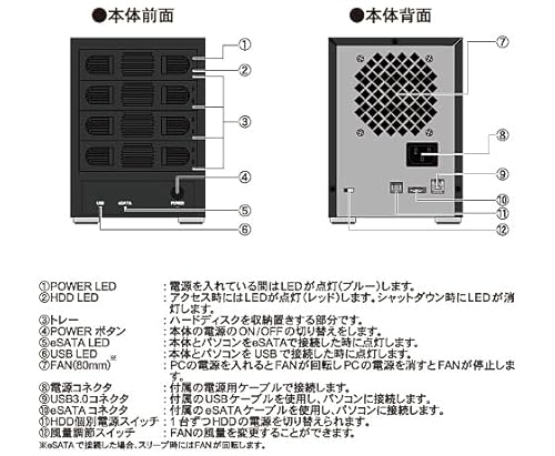 MARSHAL HDD TOWER 4 MAL-3035SBKU3 の商品画像 4