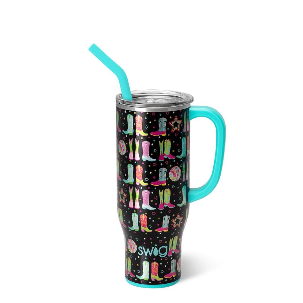 Hi-ERA Vaso De 40 Onzas Con Popote Y Tapa, Vaso De Acero Inoxidable Al Vacio Con Tapa Y Popote Para Cafe Los Vasos Aislados Se Mantienen Frios