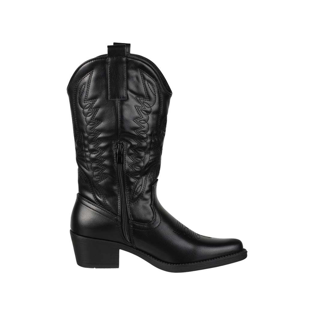 Elara Bottes Femmes de Cowboy Motard Chunkyrayan