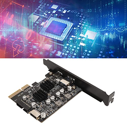 Tarjeta de expansión PCIe USB 3.2 de 10 Gbps Tipo C y Tipo E para PC de escritorio 3