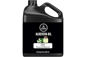 Naturevibe Botanicals Aloe Vera Oil 32 Ounce | 100% Pure and Natural for Total Body