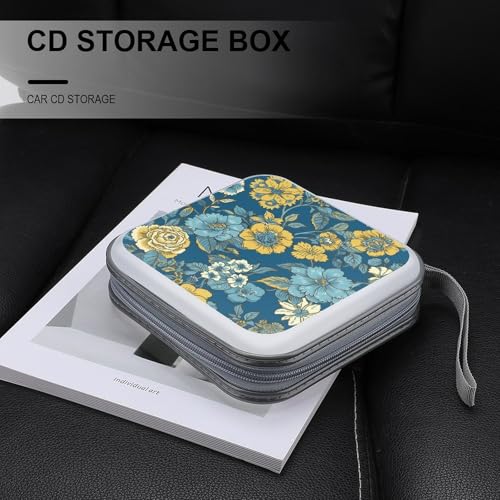 Estuche para CD de plástico duro antichoque que protege 40 unidades de DVD 6