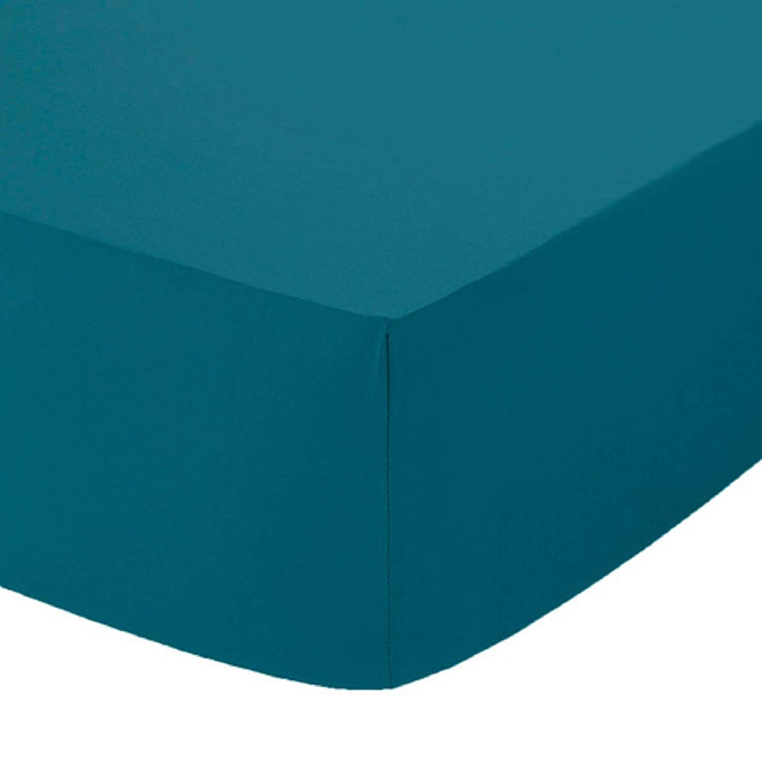 Comfy Nights Plain Dyed PolyCotton Fitted Sheet Or Pillow Pair, Pillow Pair - Teal โ image 1