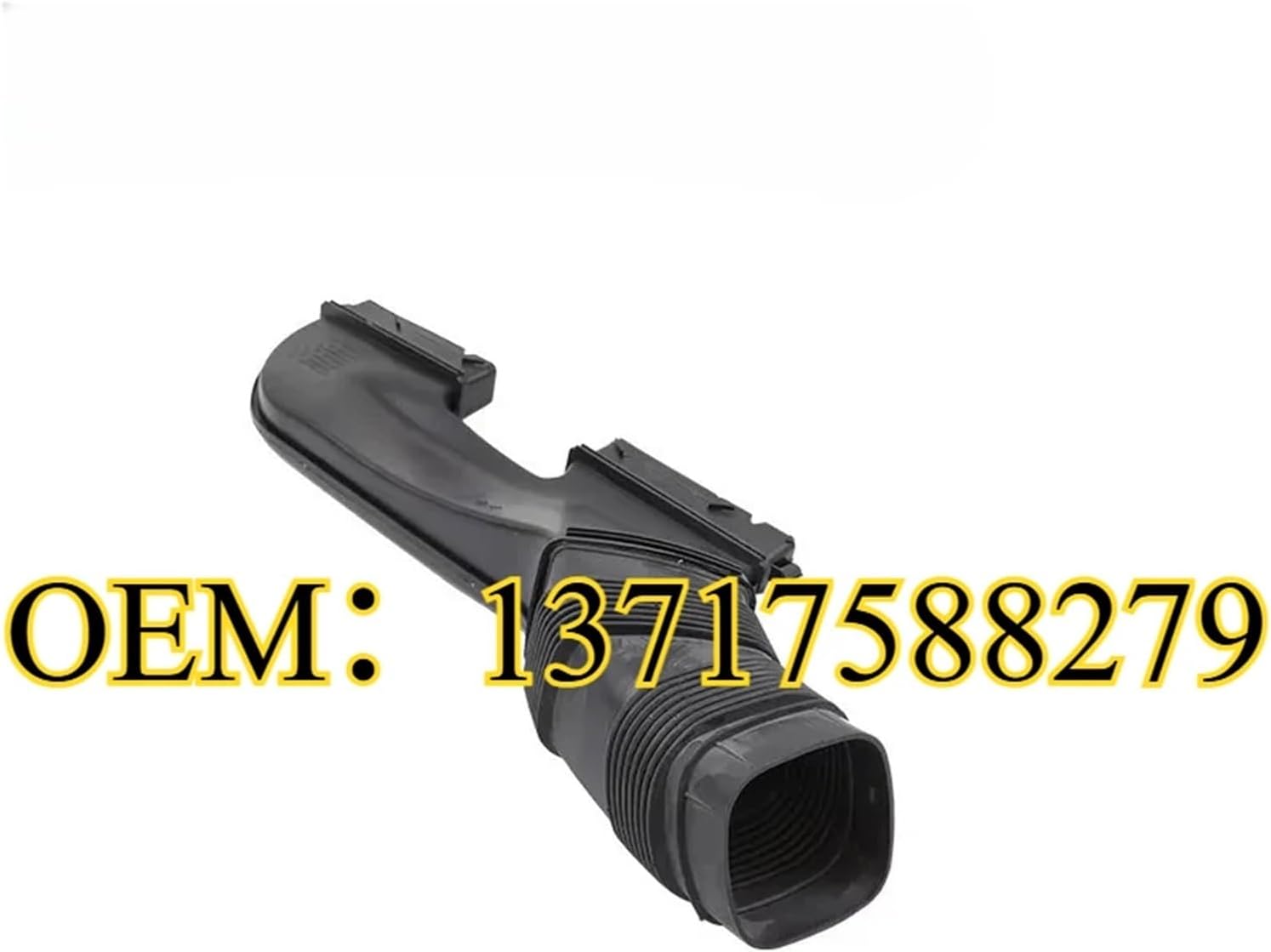 Auto Engine Air Intake Hose Tube Pipe ABS Car Engine Air Duct Compatible with BMW X1 E84 2010-2015 OEM：13717588279