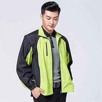 【即発送】ゴルフ メンズ マルボン 長袖 ナイロンジャケット（グリーン）Lサイズ 24mal50008_1.jpg