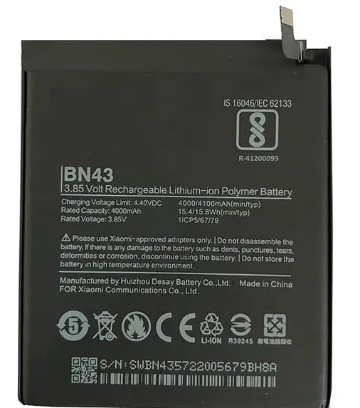 Generic pkstore BN43 Battery for XIAOMI Redmi Note 4 BN43 with 6 Months WRNTY (B0DH2DZ454) Amazon Price History, Amazon Price Tracker