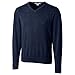 Cutter & Buck Men's Machine Washable Lakemont V-Neck Sweater, Liberty Navy, Medium