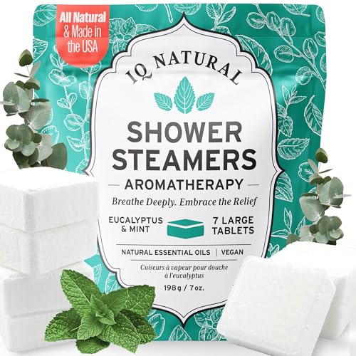 Pastilles douche eucalyptus aromathérapie - ensemble cadeau