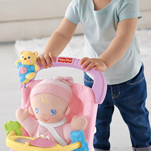 Fisher-Price Brilliant Basics Stroll-Along Walker, Standard Packaging, For 9 Months And Up #TOP6
