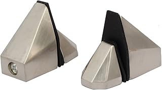 Aexit 3mm-16mm Thickness Fall Protection Adjustable Glass Wood Shelf Clamps Clip Safety Clips Bracket 2pcs