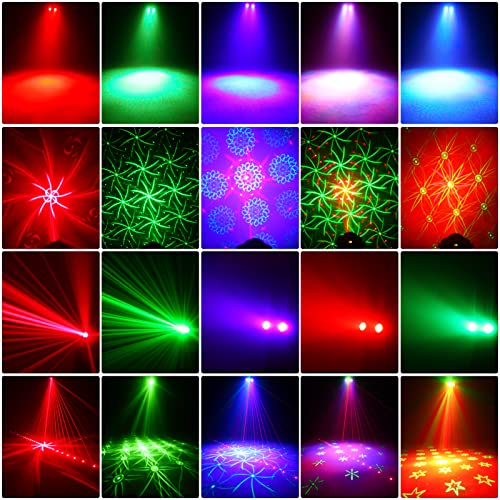 Party Lights Dj Disco Stage Lights - 3-In-1 Led Sound Activated Flash Strobe Projector With Remote Control For Christmas Halloween Decoration Karaoke Pub Ktv Bar Dance Gift Birthday Wedding #TOP4