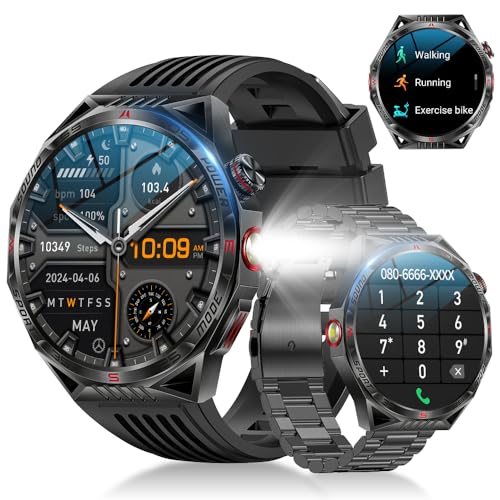 2025年新モデル スマートウォッチ Bluetooth通話 軍用規格 1.85インチ
