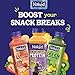 Naked Boosted Smoothie Blue Machine, 15.2 fl oz Bottle - Real Fruit Juice Smoothie with Fiber, Excellent Source of Vitamin C and Vitamin E for Immune Support