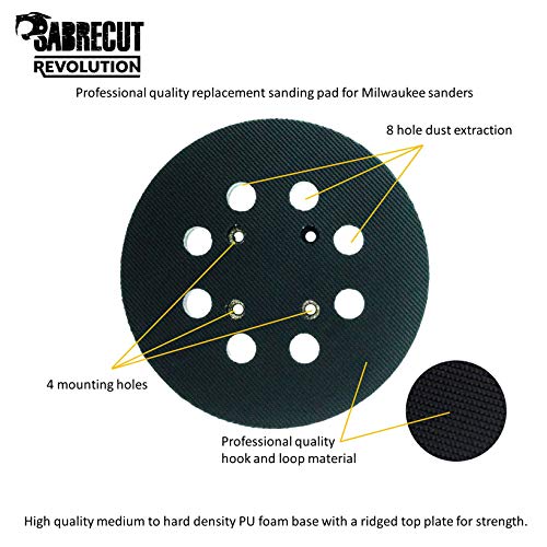 SabreCut OSSCS001 - Levigatrice orbitale a 8 fori