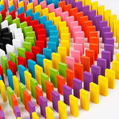 Domino 240 Pieces Set Authentic Basswood Standard Wooden Rally Building Kits Kids Game Play Racing Educational Toys for Children Cover