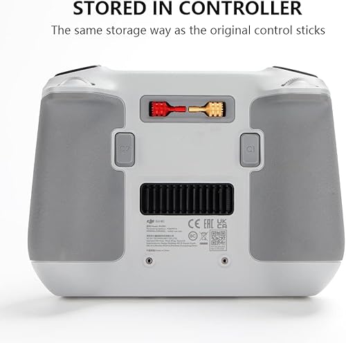 Miniatura 4 de Control remoto Rocker Joystick para DJI RCRC 2 Controlador de aluminio Stick para Mini 3 ProAir 3Flip Air 3 Accesorios de repuesto (Plata)