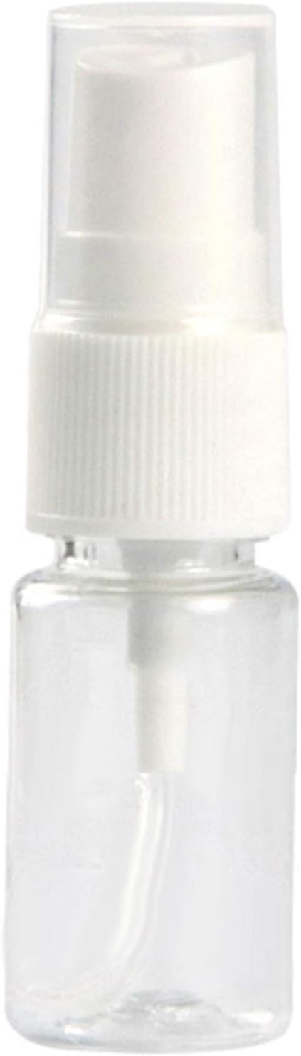 Empty Spray Bottles Refillable Portable Transparent Plastic Bottles Mini Liquid Containers for Travel 10ml