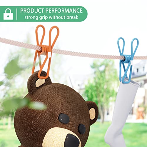 Chip-Clips-30-Pack-Clothes-Pins-Bag-Clips-Food-Clips-Paper-Clips-Bag-Clips-for-Food-Kitchen-Clips-2-Inch-Clothespins-for-Photo-and-Crafts-Metal-Clips-for-Indoor-and-Outdoor-Uses